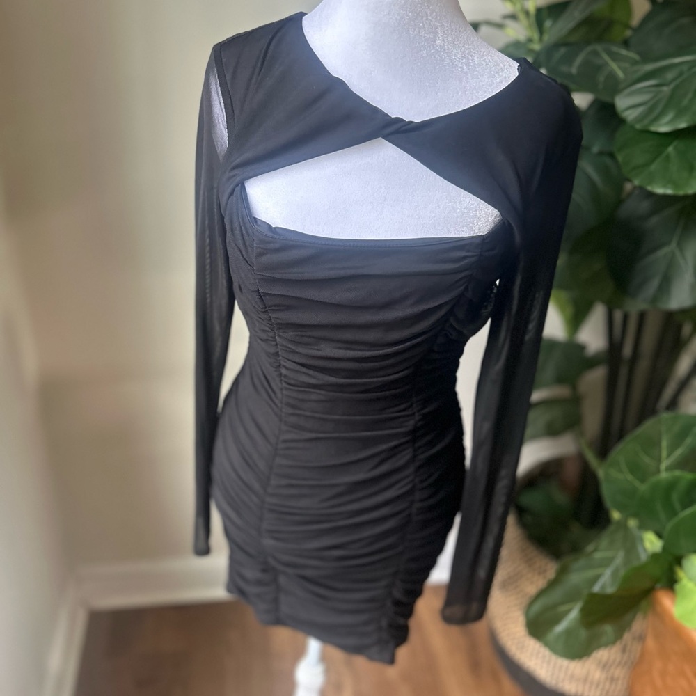 City Studio Elegant Black Dress  - Junior size M